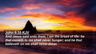 John Kjv 4k Wallpaper And Jesus Said Unto Them I Am The