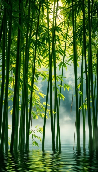 Bamboo Phone Wallpaper