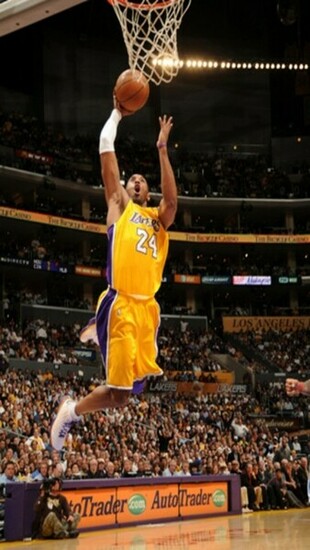 Kobe Bryant iPhone Wallpaper Blue