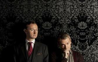 Wallpaper Wall Sherlock Mycroft Holmes
