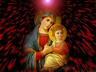 Mother Mary Wallpaper Which Is Under The Spiritual