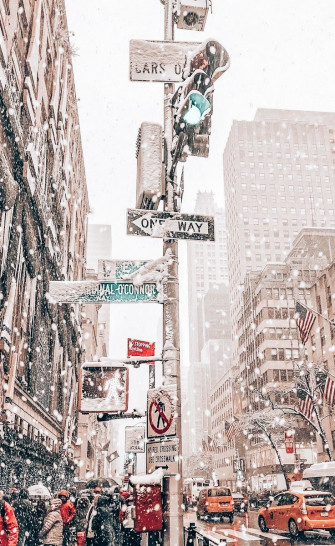 Summer Priester Hoffman On Nyc Life Christmas Phone