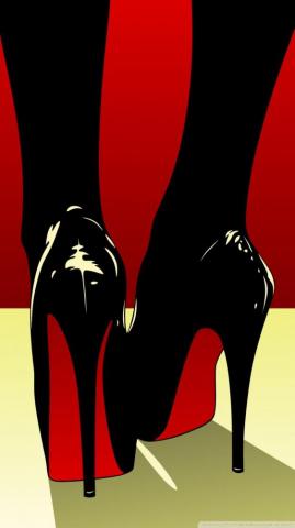 High Heels Wallpaper Top Background