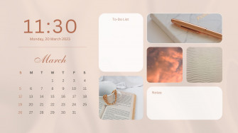 Custom Desktop Organizer Wallpaper Templates