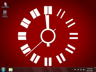 Desktop Clock Wallpaper Full Windows Screenshot