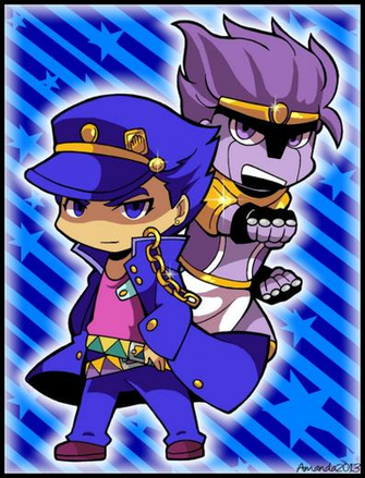 Chibi Jotaro Kujo And Star Platinum By Amanda18sato