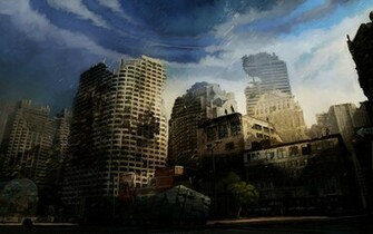 Destroyed City Wallpaper
