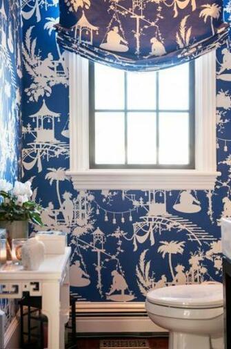 Thibaut South Sea Transitional Bathroom Robin Pelissier