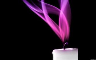 Purple Flame Wallpaper Background