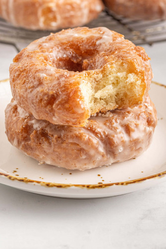 Enjoy A Sweet Glazed Donut Wallpaper
