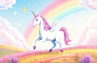 Unicorn Rainbow Wallpaper