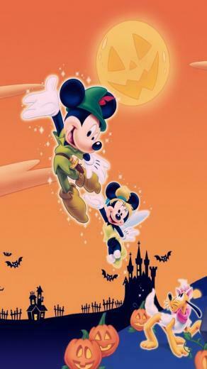 Halloween Best Cartoons iPhone HD Wallpaper Phone