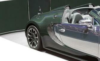 Bugatti Veyron Grand Sport Green Carbon