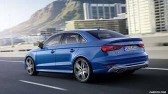 Audi S3 Sedan Color Sepang Blue Rear Three Quarter HD