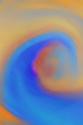 Yellow And Blue Swirls iPhone HD Wallpaper