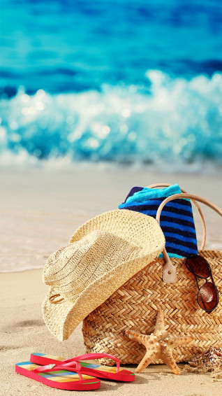 Tap And Get The App Art Creative Sky Bag Beach Travel