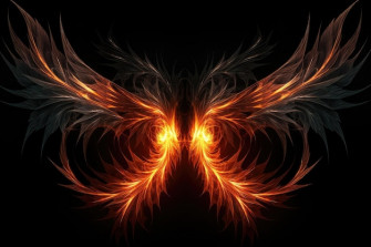 Wings Fire Background Image Wallpaper