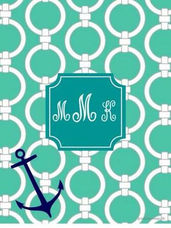 Monogrammed Wallpaper Monogram