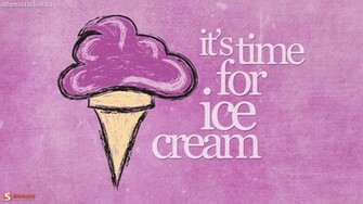 Time For Ice Cream Wallpaper Stock Photos