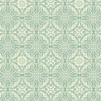 Paisley Medallion Blue Wall Mural Contemporary Wallpaper By