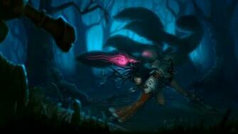 Ahri Fan Art League Of Legends Wallpaper