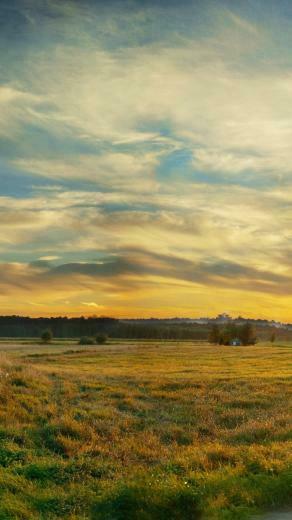 Mi5 HD Evening Field Sky Cloud Xiaomi Wallpaper