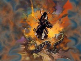 Fantasy Wallpaper Frank Frazetta Death Dealer Vs Serpent