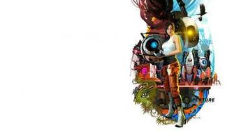 Chell Portal Wallpaper