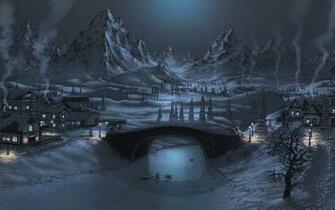 Cool Winter Art Wallpaper HD For Desktop Background