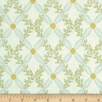 Anna Griffin Amelie Harlequin Blue Wallpaper Fabric