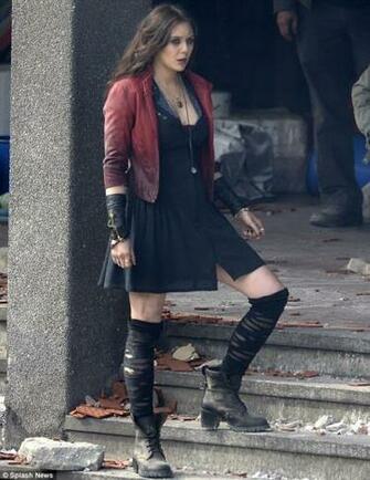 Superhero Elizabeth Olsen In Her Guise As The Scarlet Witch Sequel