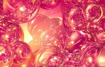 Bulles Roses Wallpaper