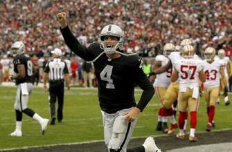 Dec Oakland Ca Usa Raiders Quarterback Derek Carr