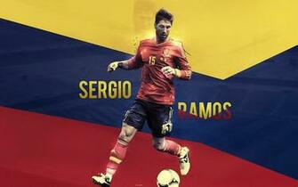 Adidas Spain National Football Team Sergio Ramos Graphics