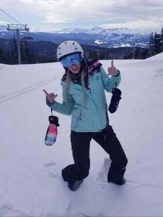 Is That Breckenridge In The Background Snowboarding Winter