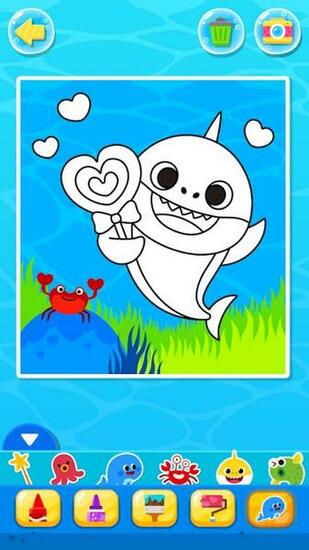 Pinkfong Baby Shark Coloring Book Android Apps On Google