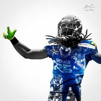 Richard Sherman Seattle Seahawks By Alaypatel