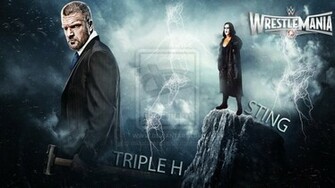 Triple H Vs Sting For