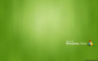 Green Windows Vista High Resolution World