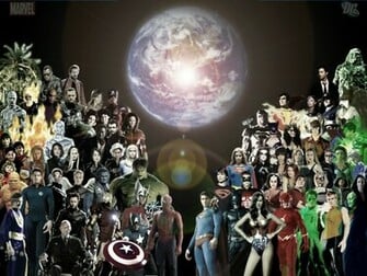 Dc Vs Marvel Vetor