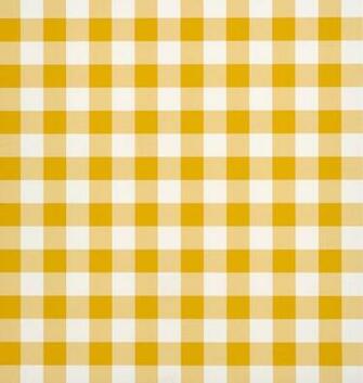 Room Seven Gingham Yellow Designer Wallpaper
