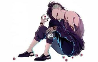 Wallpaper Anime Guy Tattoo Tokyo Ghoul Uta Red