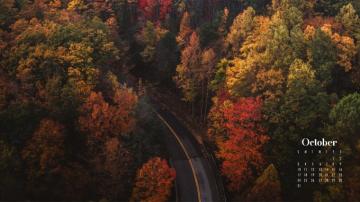 October Calendar Wallpaper Best Desktop Phone Background
