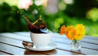 Coffee Background Good Morning Wallpaper