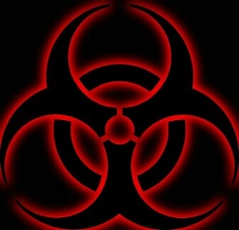 Red Biohazard Symbol Wallpaper Symb