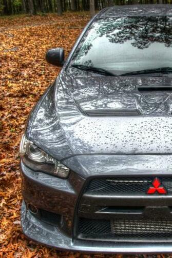 Evo X Leaves iPhone Wallpaper Ii By Edplozaiphotography