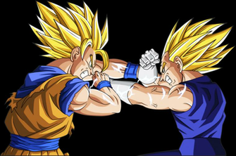 Wallpaper HD Dragon Ball Goku Vs Vegeta Alojamiento De Im Genes