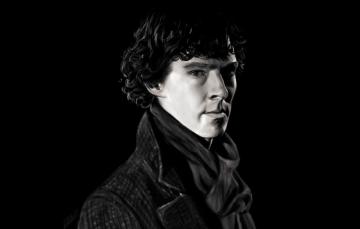 Wallpaper Look Black Background Sherlock Bbc