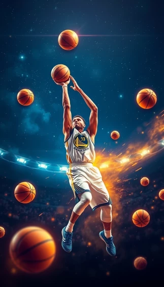 Stephen Curry Night Wallpaper
