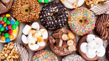 Colorful Donut Wallpaper Top Background